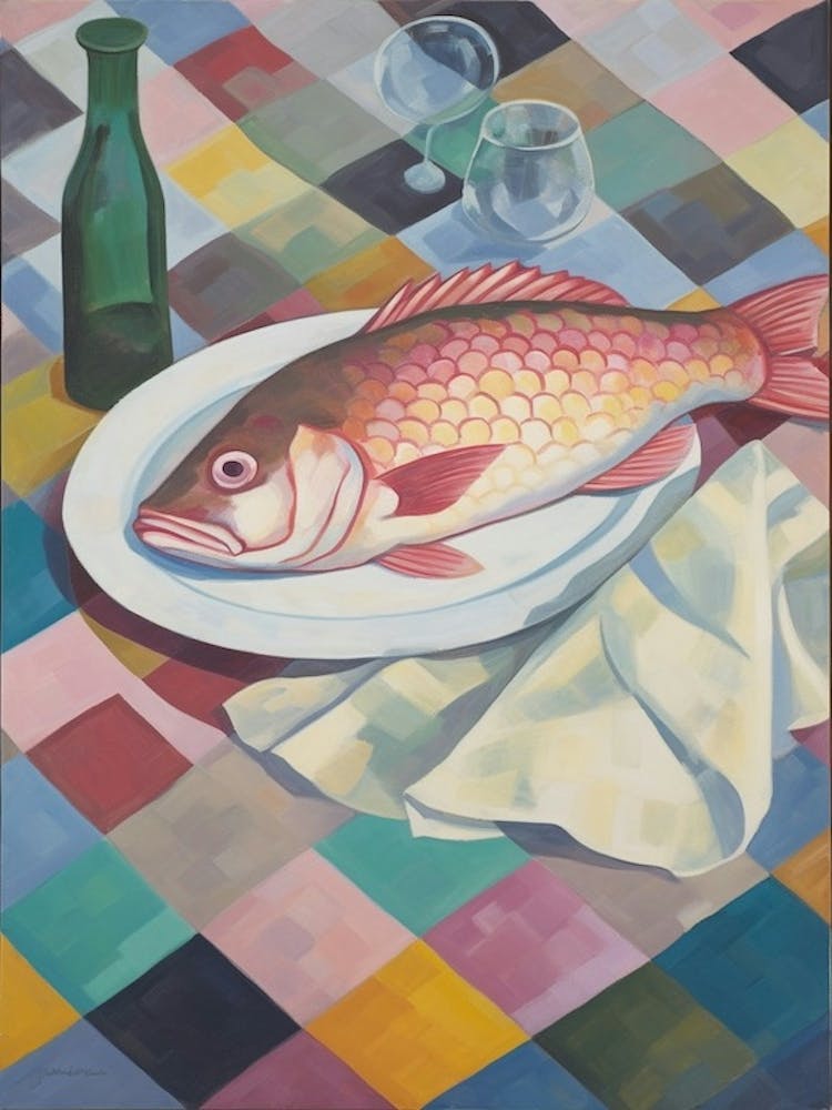 Tilapia Still Life Painting