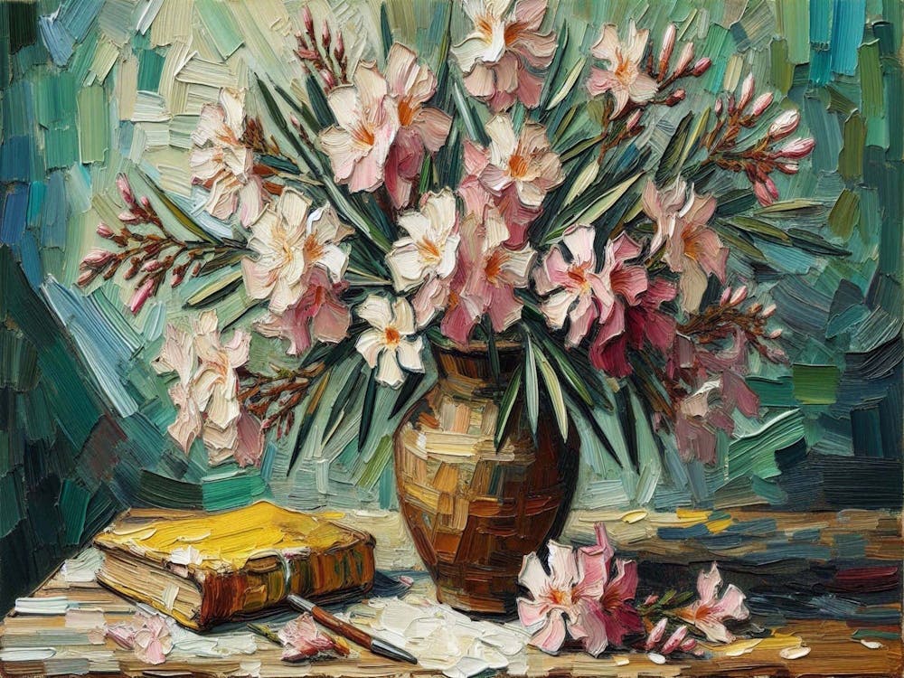 Oleanders, Vincent Van Gogh Dining Room (2)