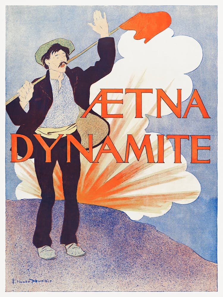 Aetna Dynamite (1895), Edward Penfield