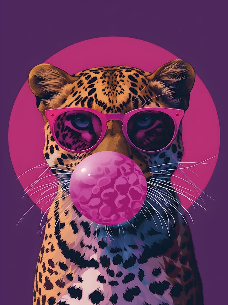 Leopard Chewing Gum