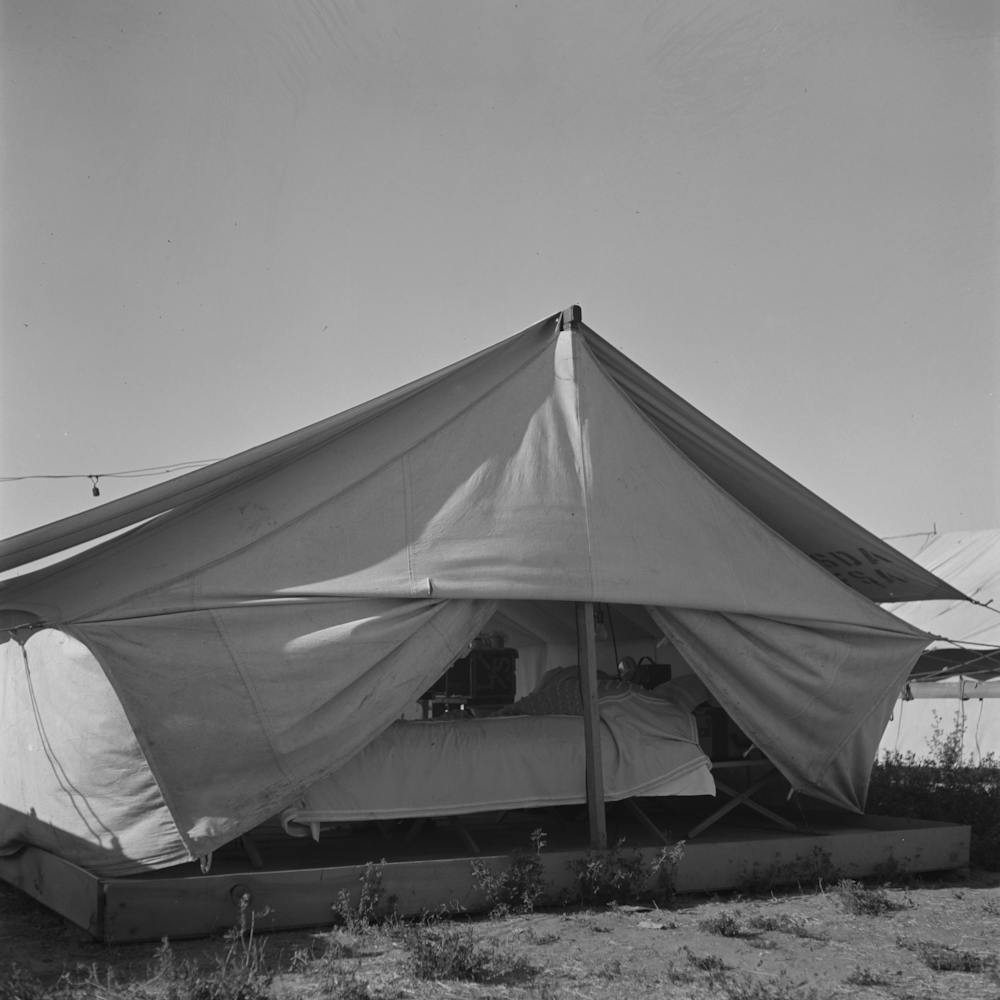 Nyssa, Oregon, Fsa (Farm Security Administration) Mobile Camp, Tent Home Of Japanese Americans Living At The