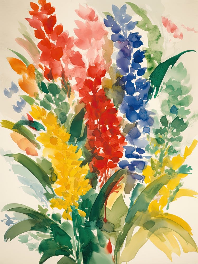 Snapdragons Flower Illustration 3