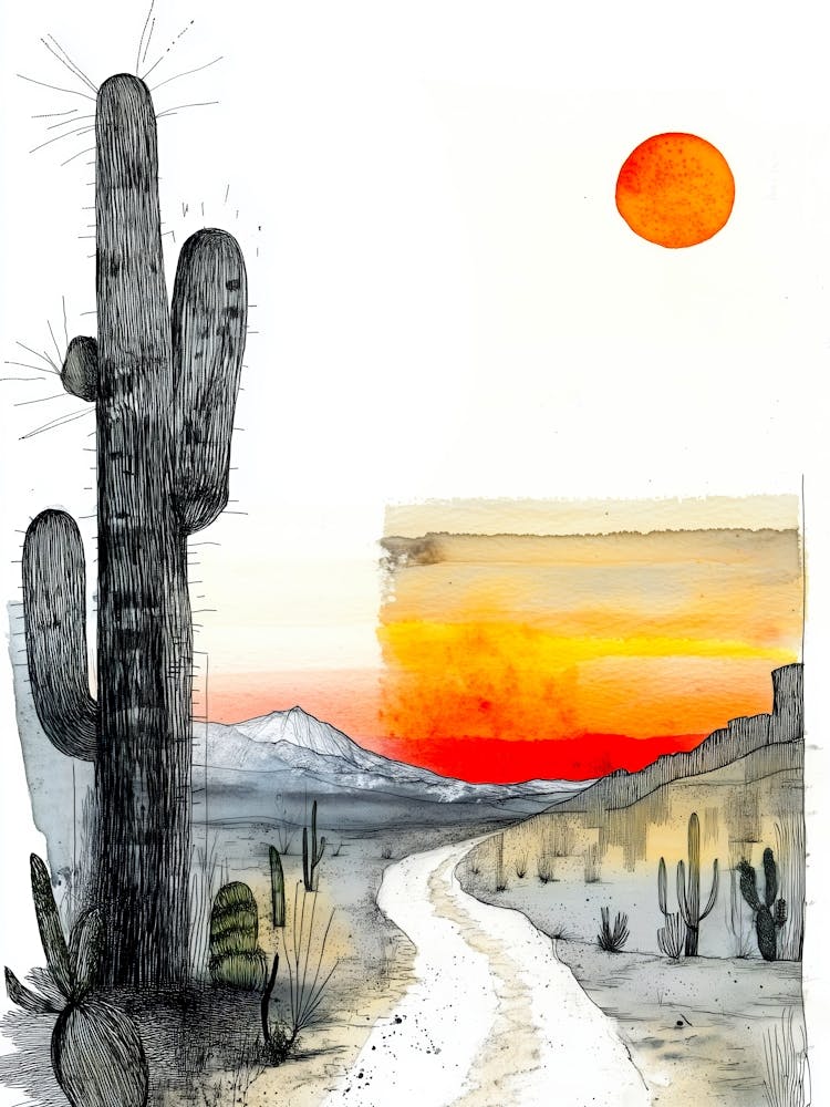 Cactus Road Mexican art