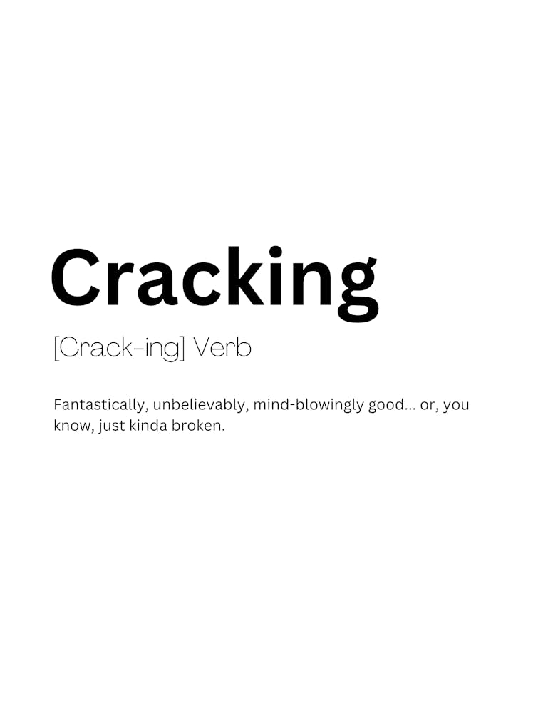 Cracking Definition Meaning 1