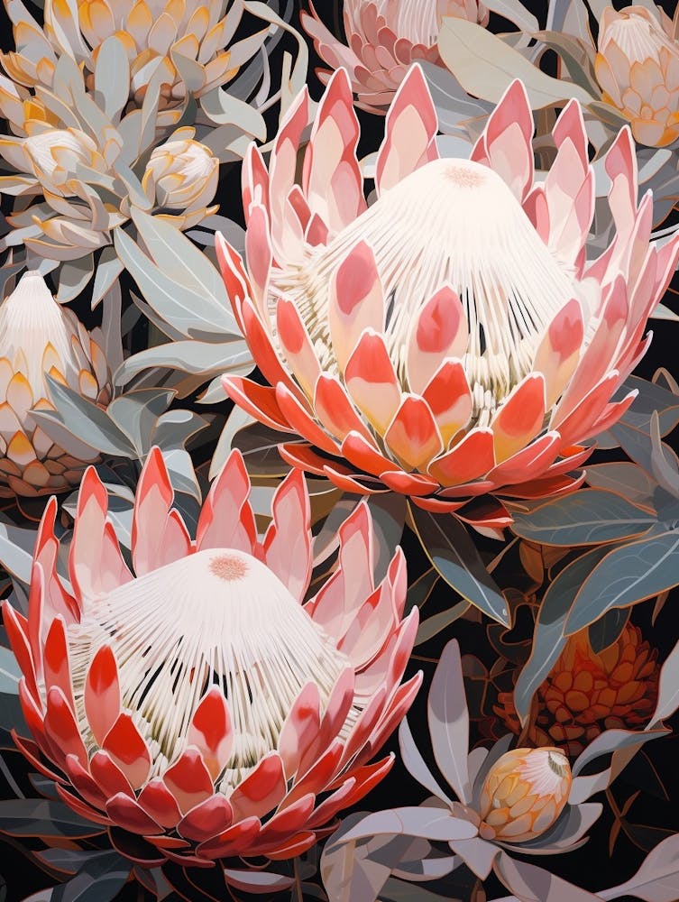 Flower Illustration Protea 9
