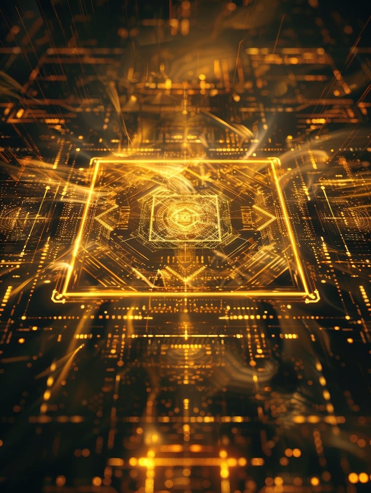 Abstract Golden Computer