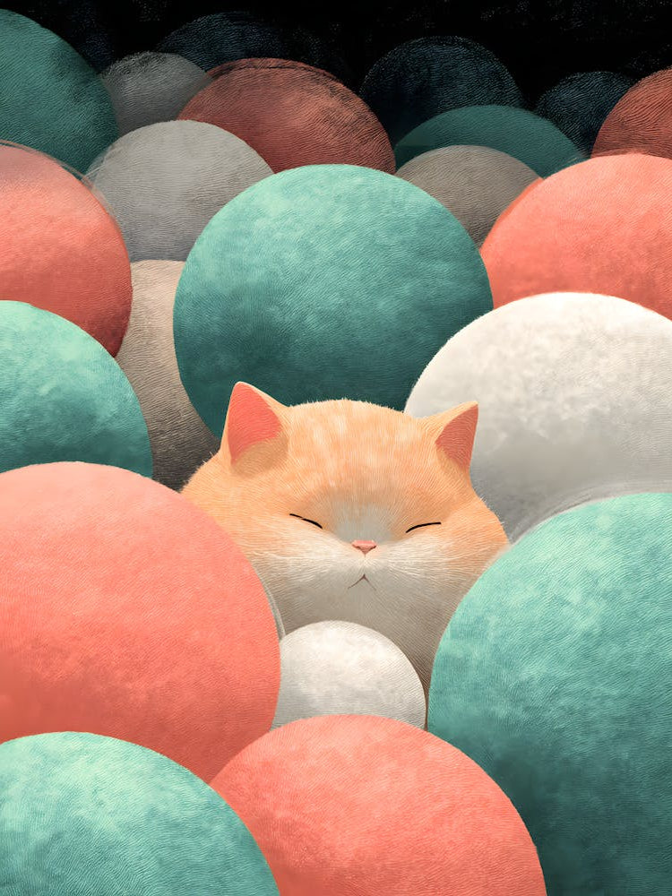 Cat In The Spheres