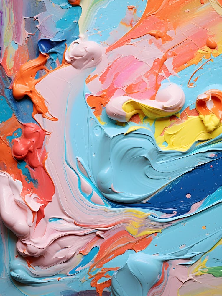 Multicolored Paint Texture V2