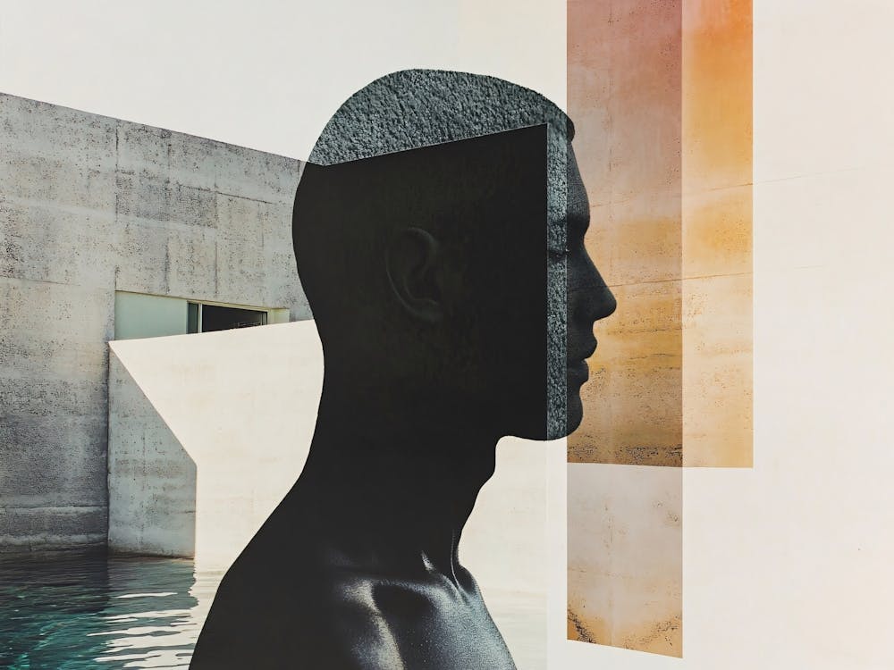 Abstract Portrait Of A Man 5