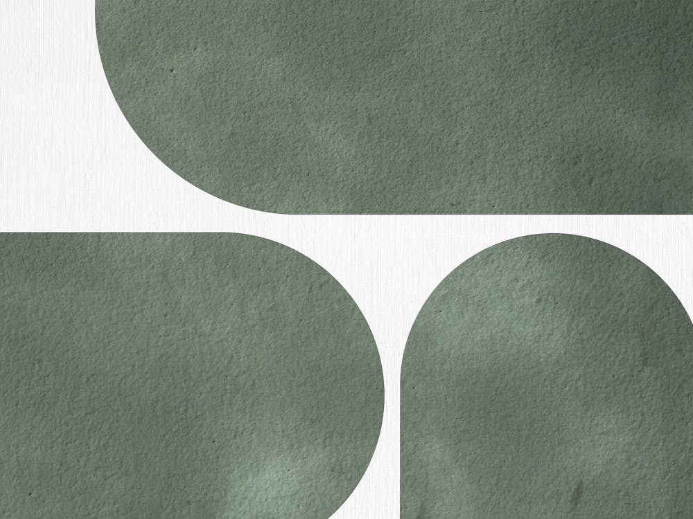 Green Mid-century Modern