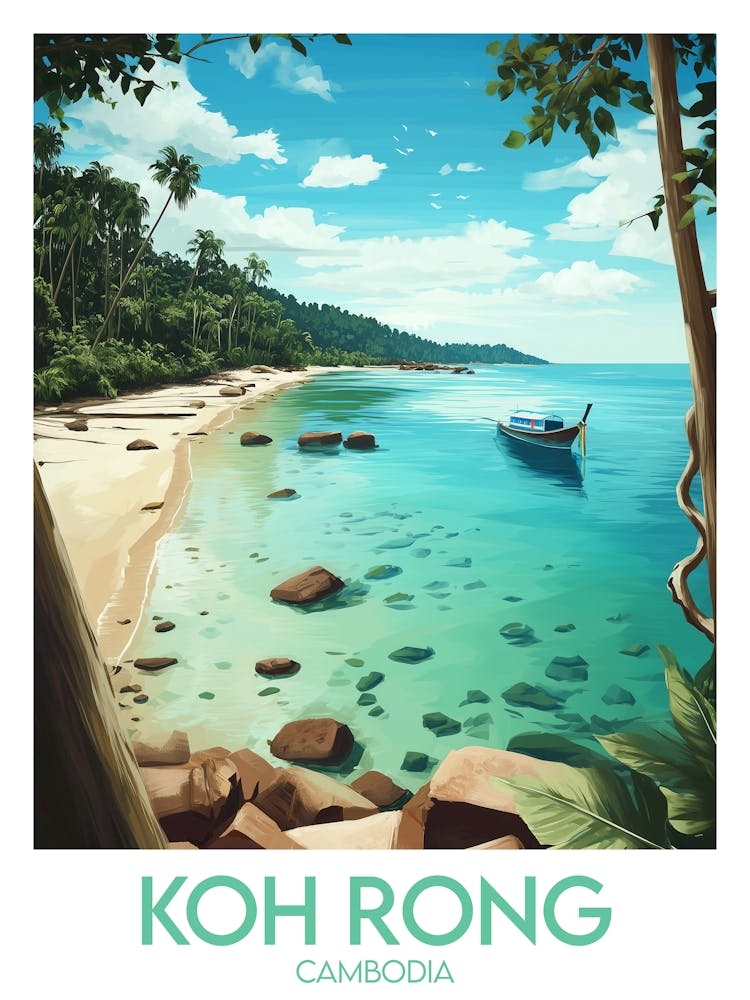 Affiche de voyage Koh Rong