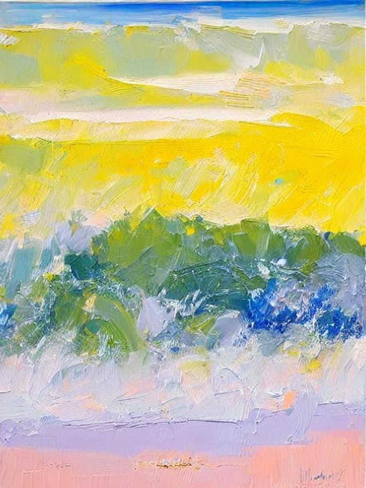 Playa De Zahara De Los Atunes, Cadiz, Spain Bright Abstract