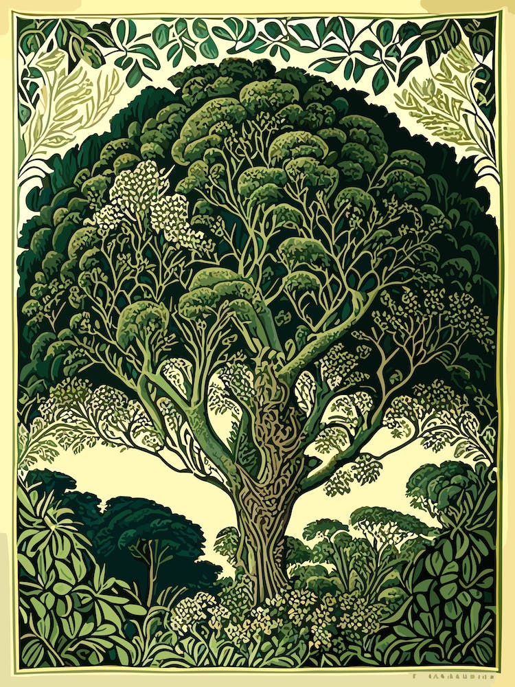 Atherton Tableland S Curtain Fig Tree, Australia Vintage Botanical 1jpeg