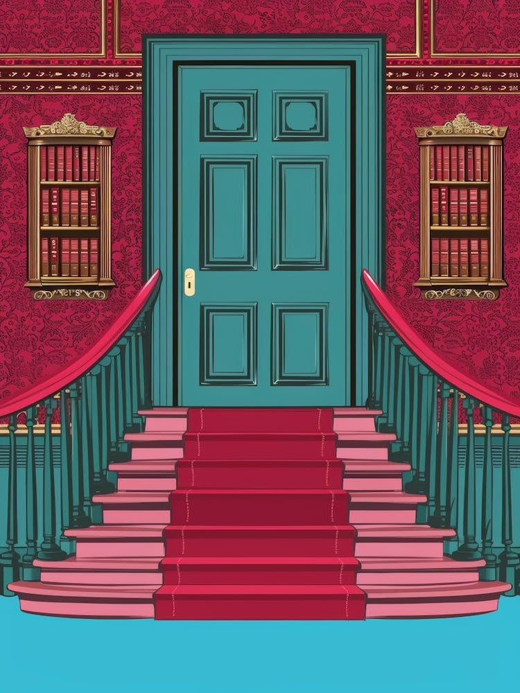 Blue Door Canvas Print