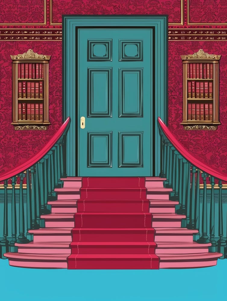 Blue Door Canvas Print