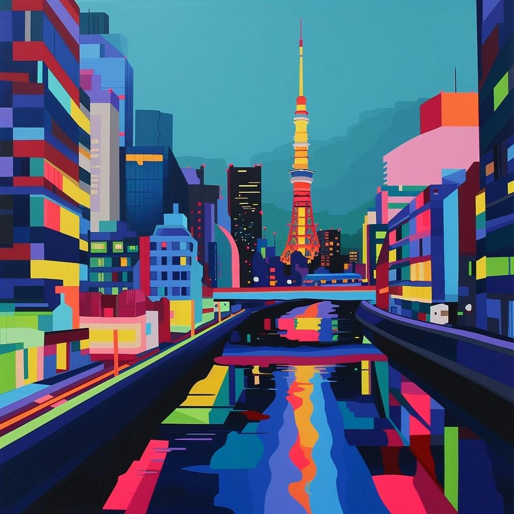 Abstract Travel Collection Tokyo Japan 5