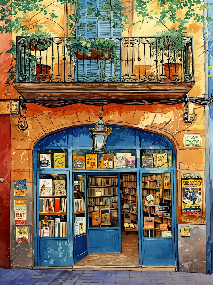 Barcelona Book Nook Bookshop 1