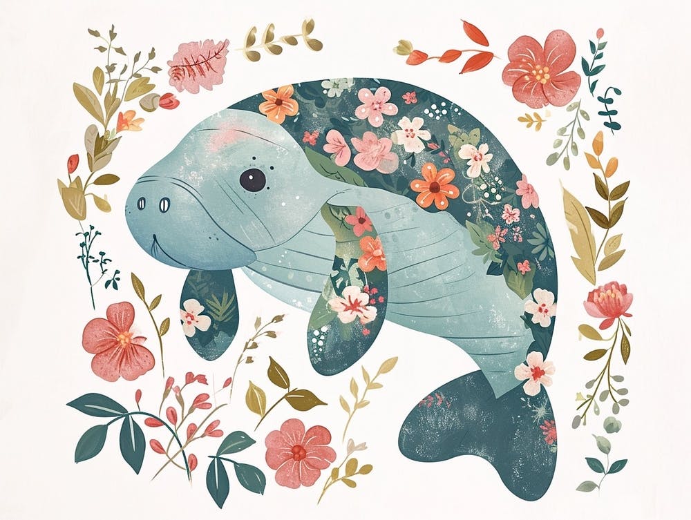 Little Floral Manatee 3