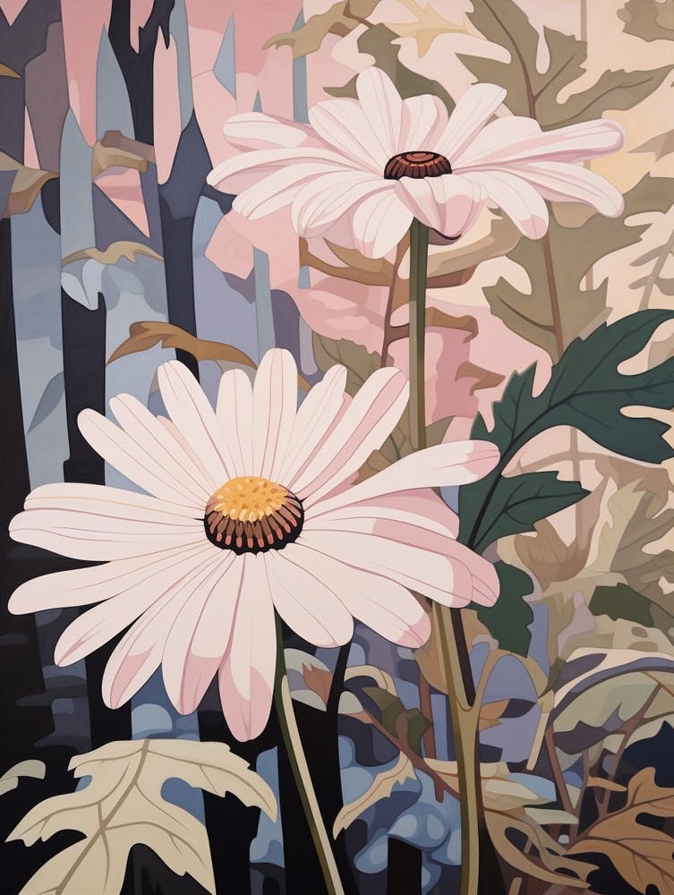 Flower Illustration Oxeye Daisy 2