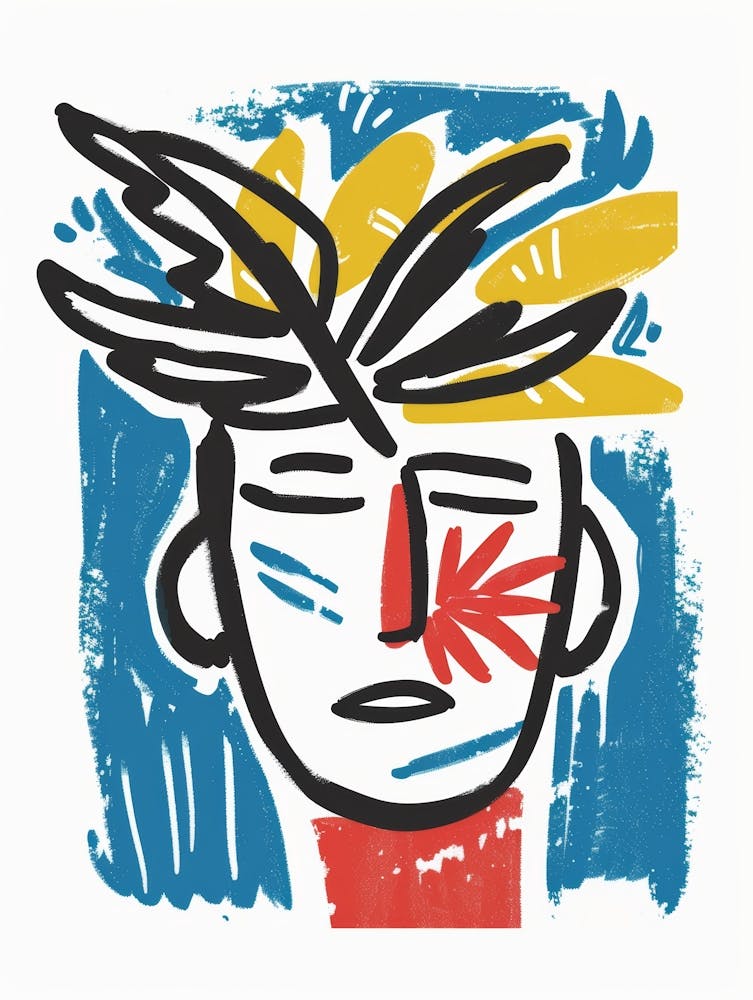 Man With Feathers
