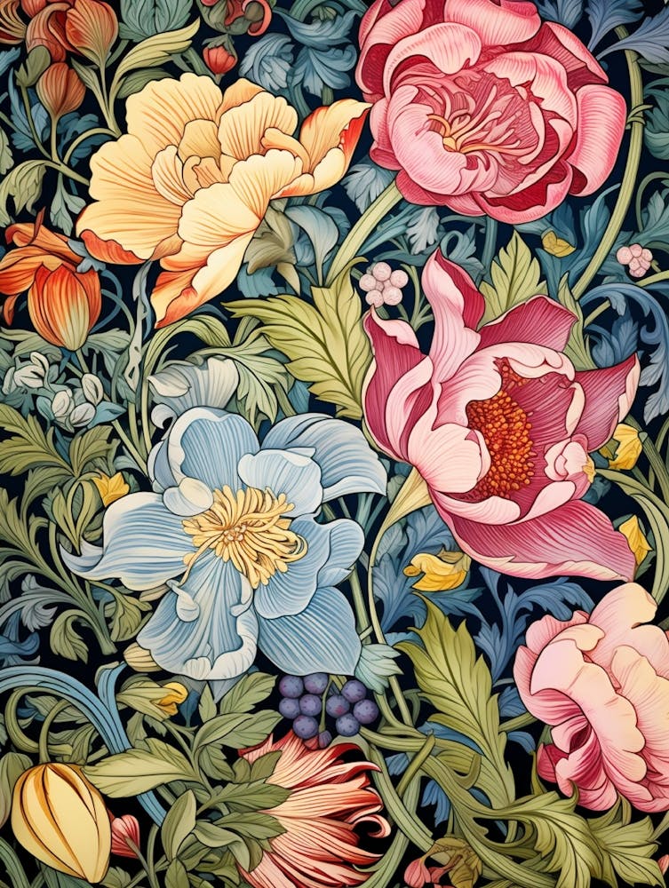 William Morris Flowers 6