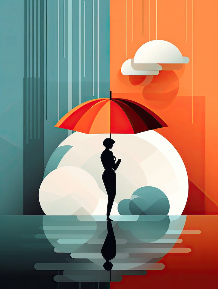 Glimpses of Her Aura: Abstract Woman's Delight