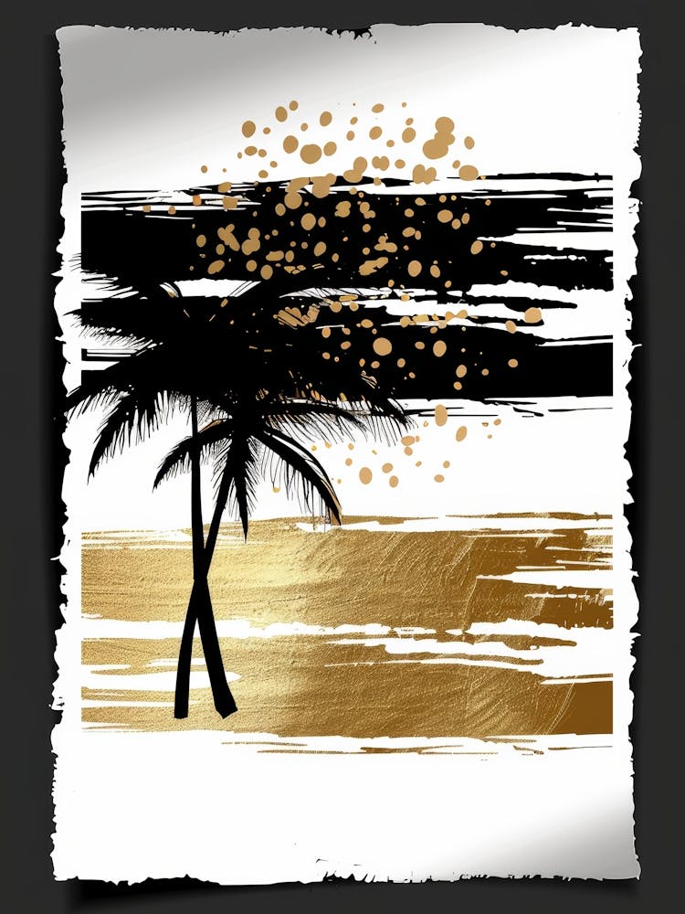 Gold Palm Tree