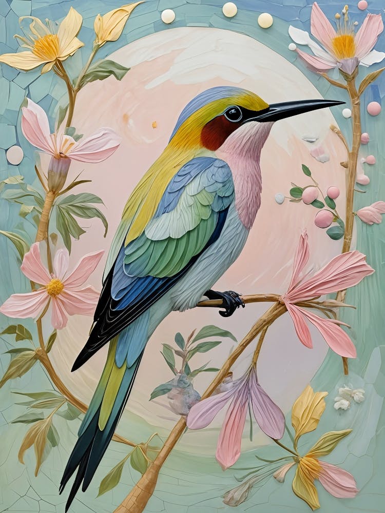 Bird In Pastel Colour