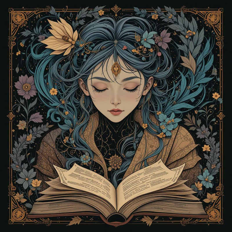 Girl Reading A Book 1
