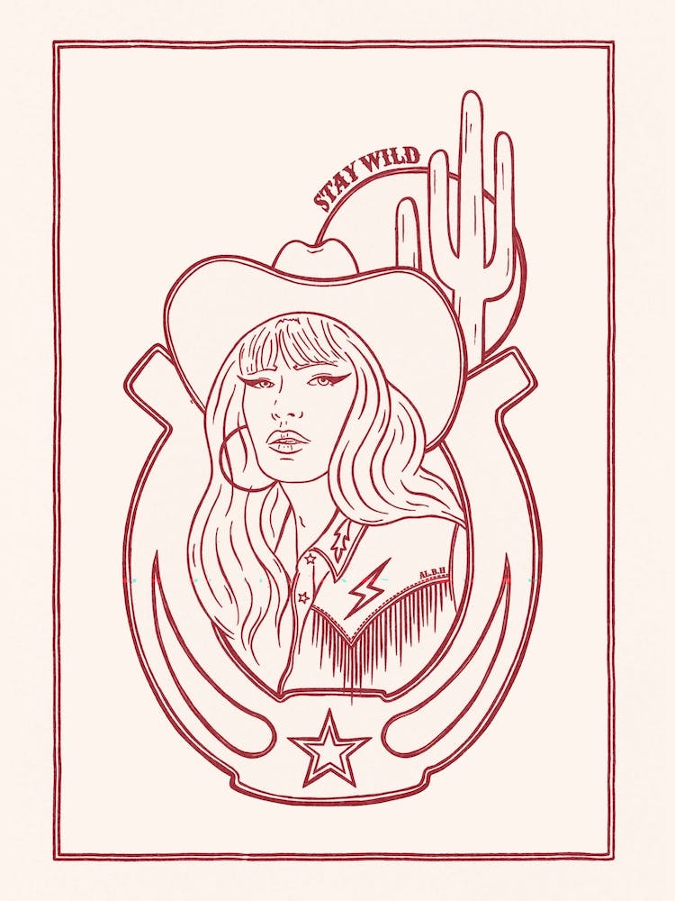 Stay Wild Cow Girl