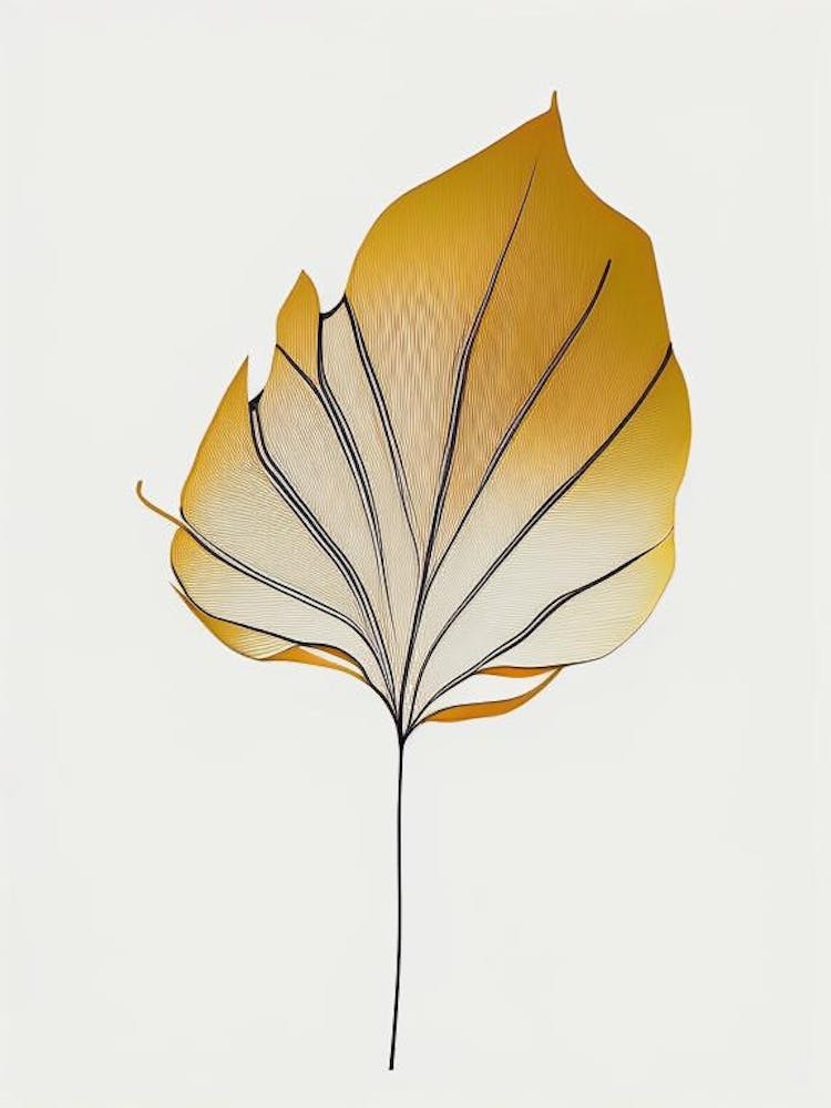 Marigold Leaf Abstract 3