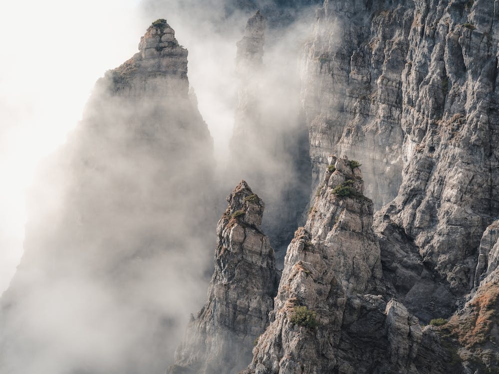 Peaks In Fog