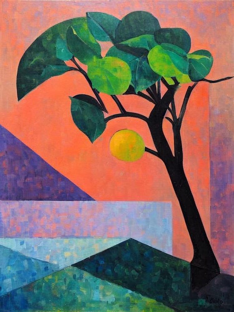 Orange Tree Cubist