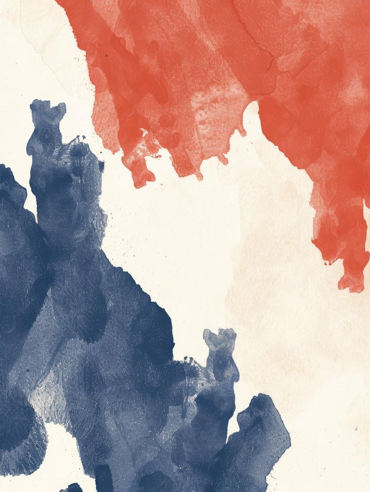 Red White And Blue Canvas Print
