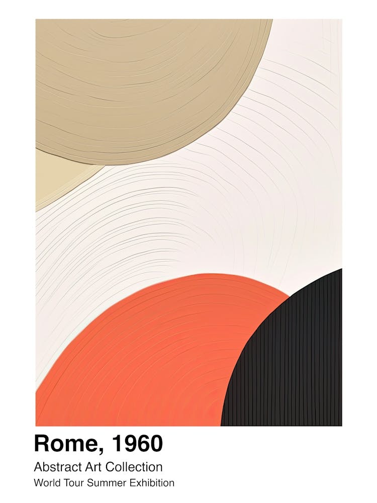 World Tour Exhibition, Abstract Art, Rome, 1960 4