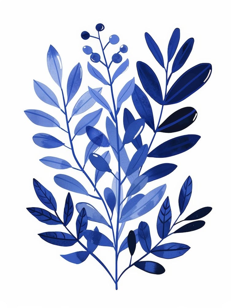 Blue Leaves 33