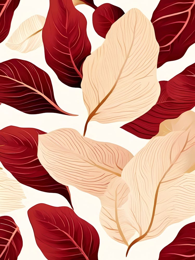 Seamless Pattern With Leaves 8
