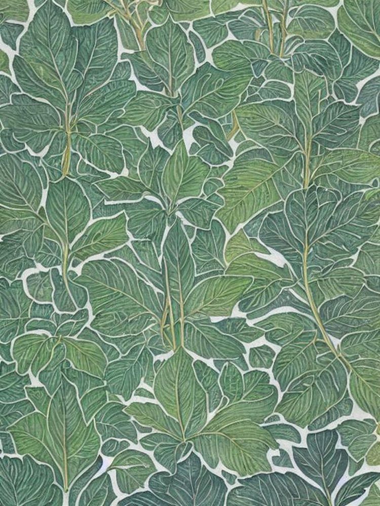 American Beech tree Vintage Botanical