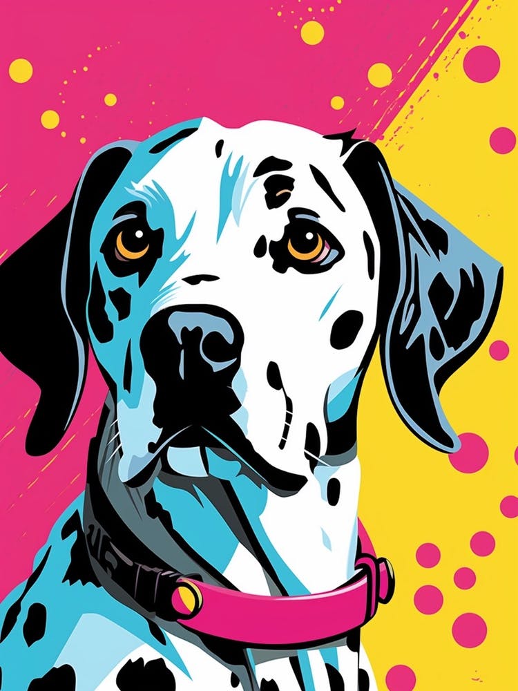 Pop Art Dalmatiner 4
