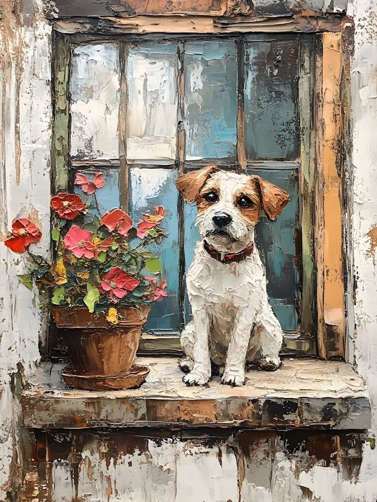 Dog In Window 5