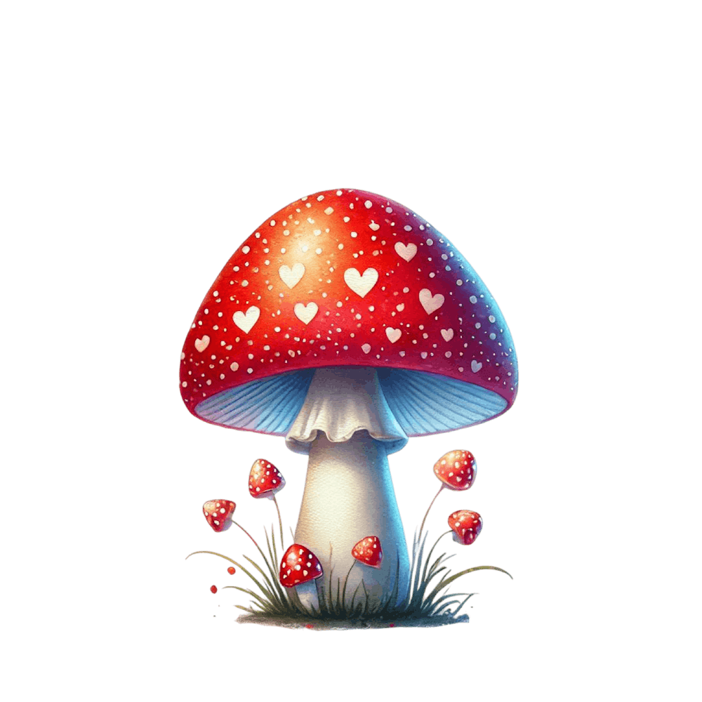 Valentine'S Day Mushroom