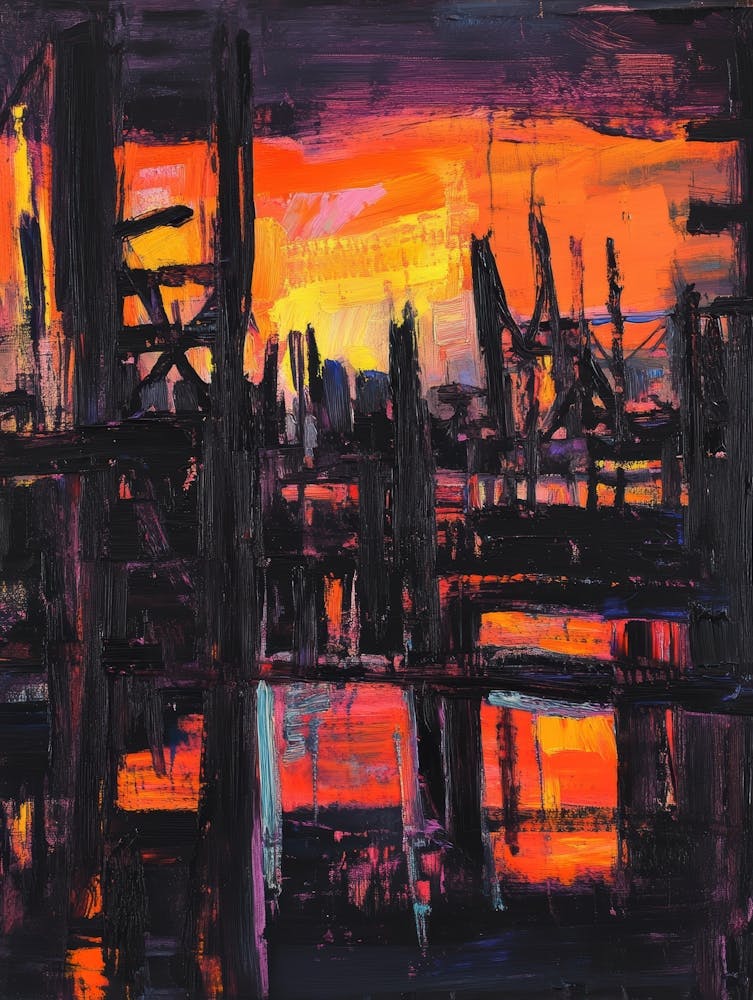 Sunset At The Docks 1