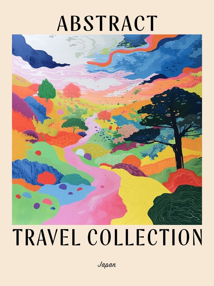Abstract Travel Collection Poster Japan 6