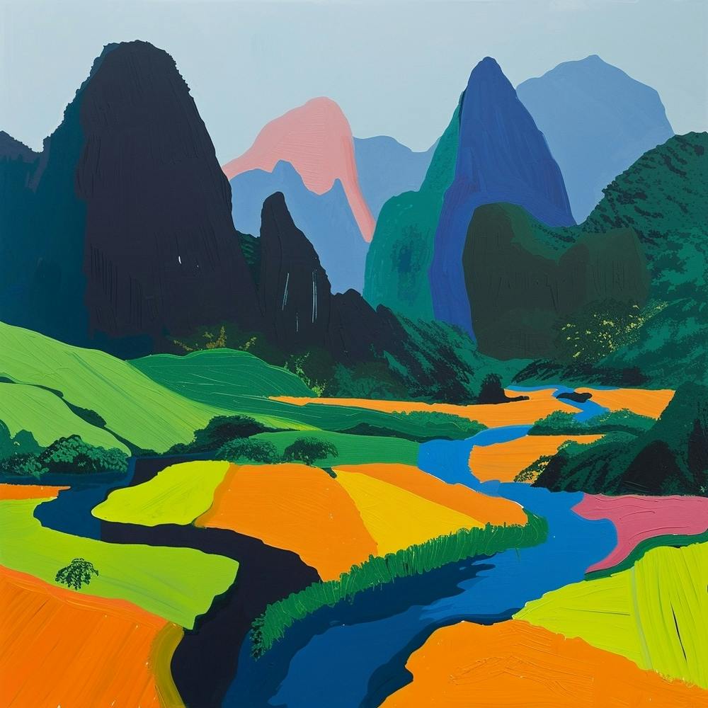 Abstract Travel Collection Laos 2