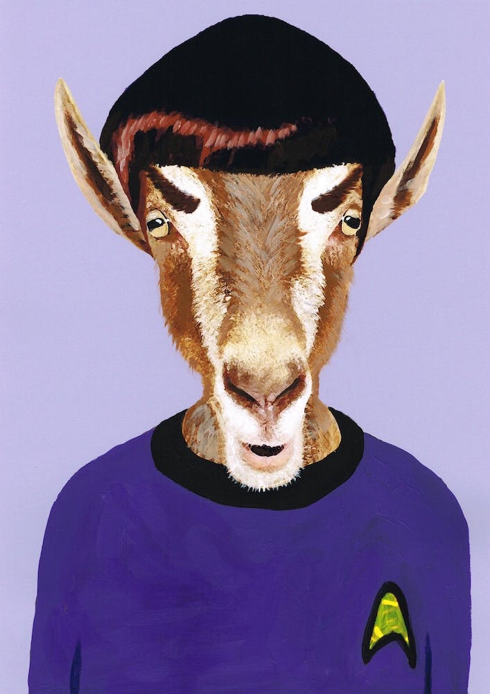 Mr Spock Goat