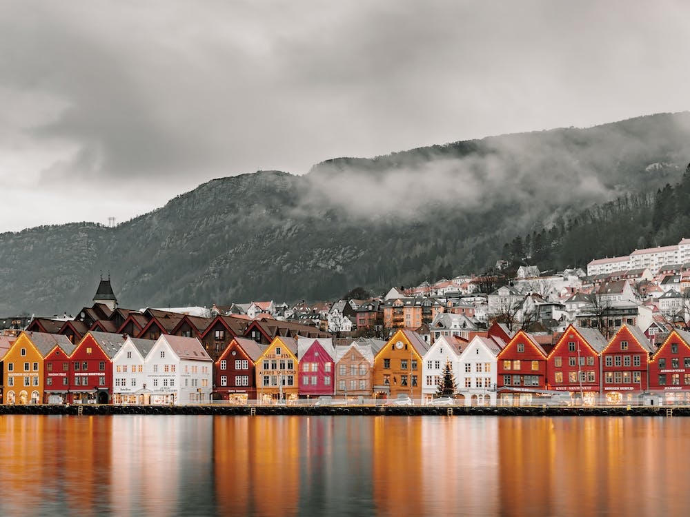 Bergen Norway At Christmas