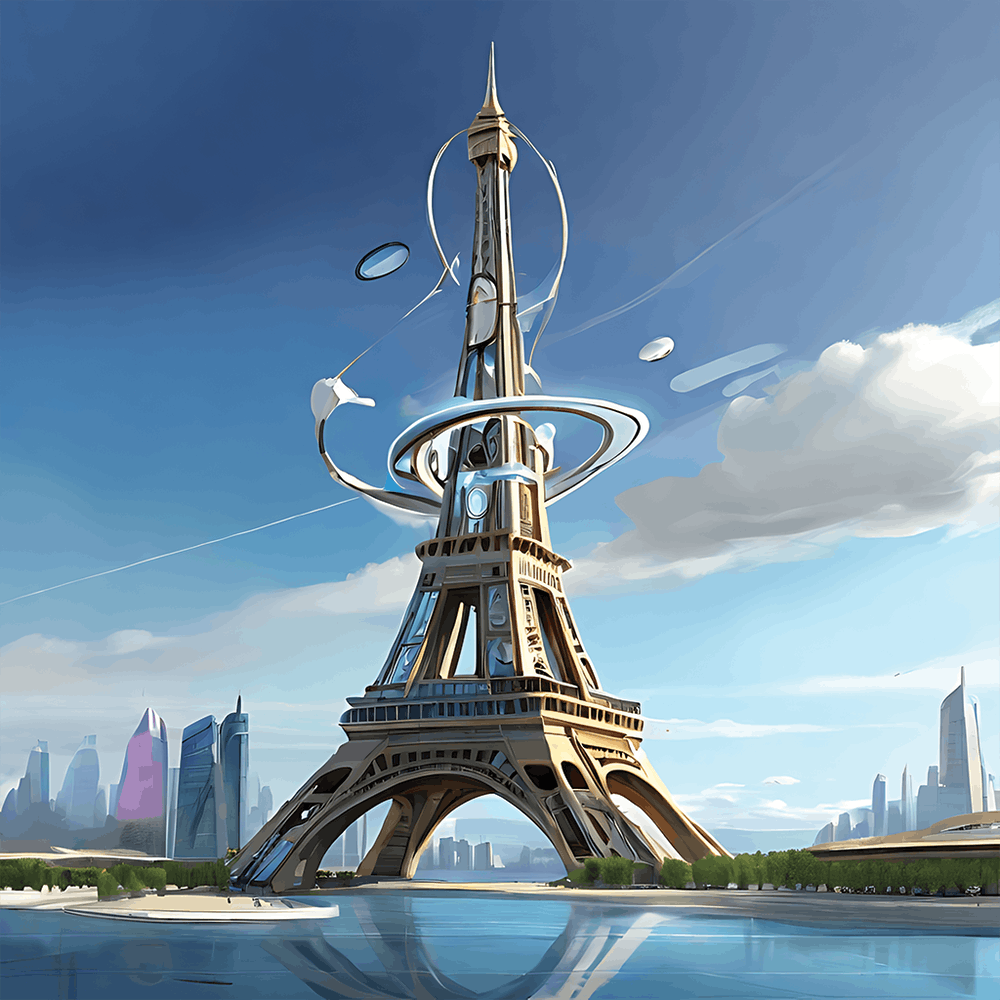 Paris In Future Time Traveling