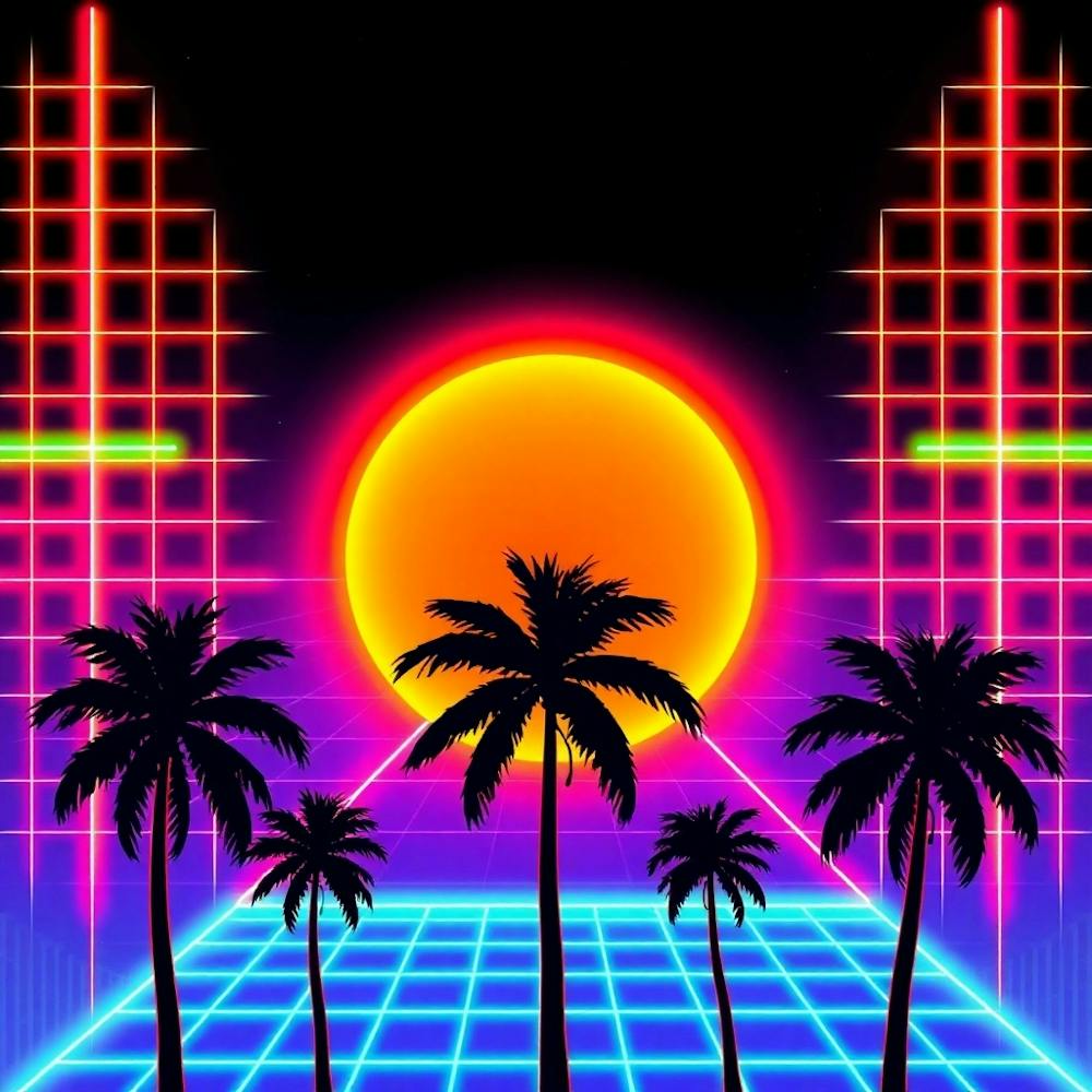 80'S Retro Art