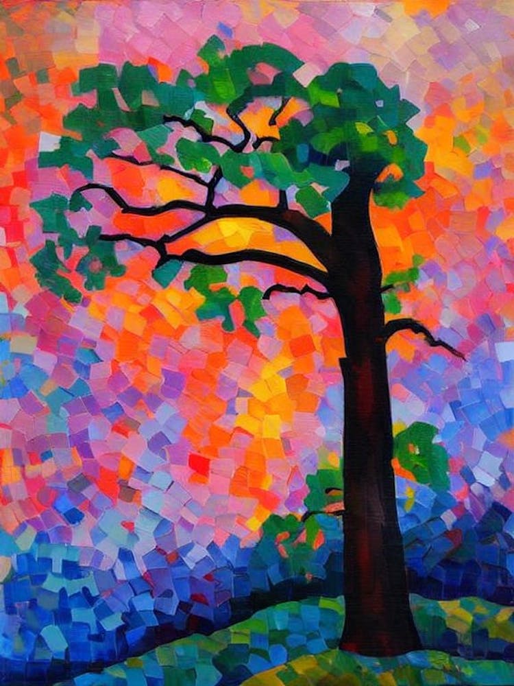 Chinkapin Oak Tree Cubist