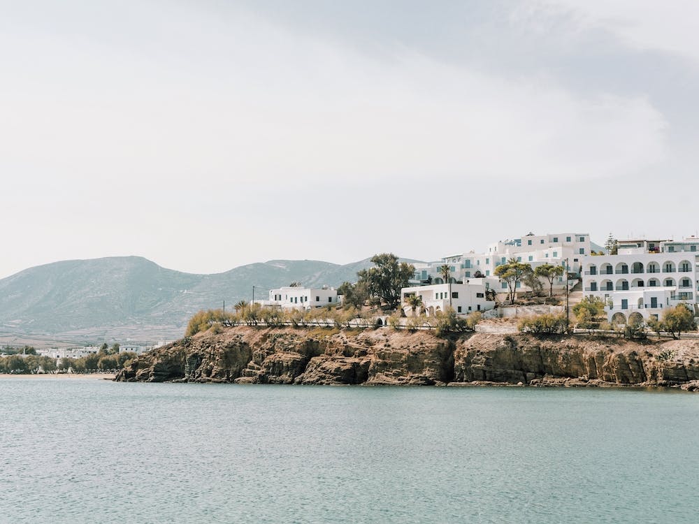 Coastal Greek Village